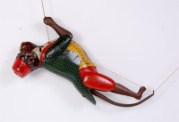 Lot 3234 - Lehmann No.385 "TOM" tinplate Climbing Monkey -...