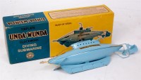 Lot 3242 - Sutcliffe boats, Unda-Wunda submarine, blue...