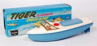 Lot 3251 - Sutcliffe boats, Tiger clockwork speedboat,...