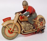 Lot 3281 - Technofix No.255 Trick Motorcycle - clockwork...