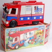 Lot 3272 - Ideal, Evel Knieval scramble van, with 2 bikes...