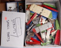 Lot 3273 - A large quantity of Meccano spare parts and...