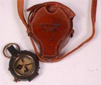 Lot 262 - A WW I Verners Patent prismatic compass...