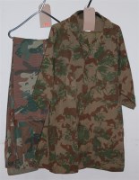 Lot 296 - Three pairs of South African forces camouflage...