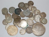 Lot 18 - Mixed lot of silver coins to include; 1939...