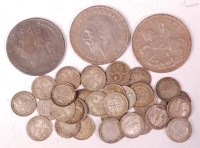 Lot 29 - Great Britain, mixed lot of silver coins to...
