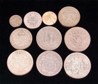 Lot 46 - Mixed lot of silver coins to inc. 1908 Edward...