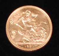 Lot 59 - Great Britain, 1981 gold full sovereign,...