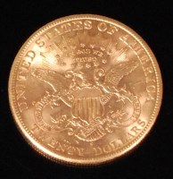 Lot 69 - USA, 1904 gold twenty dollar or double eagle,...