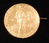 Lot 73 - Netherlands, 1815 gold trade ducat, obv....