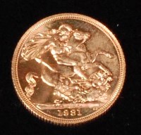Lot 78 - Great Britain, 1981 gold full sovereign,...