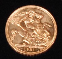 Lot 88 - Great Britain, 1981 gold full sovereign,...