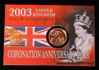 Lot 93 - Great Britain, 2003 gold full sovereign,...