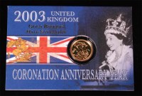 Lot 94 - Great Britain, 2003 gold half sovereign,...