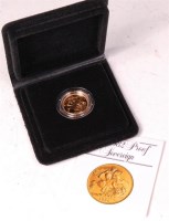 Lot 97 - Great Britain, cased 1982 gold proof full...