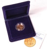 Lot 98 - Great Britain, cased 1982 gold proof half...