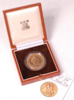 Lot 102 - Great Britain, cased 1981 gold proof...