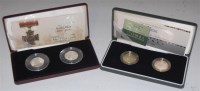 Lot 113 - Two cased silver proof coin sets; 2006 Brunel...