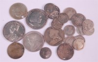 Lot 16 - Mixed lot of silver coins and commemorative...