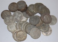 Lot 31 - Great Britain, mixed lot of silver florins; 8x...
