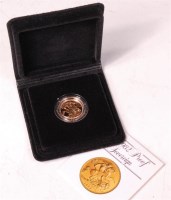 Lot 100 - Great Britain, cased 1982 gold proof full...