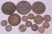 Lot 13 - Great Britain, mixed lot of silver coins to...