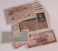 Lot 148 - Mixed lot of various banknotes to include;...