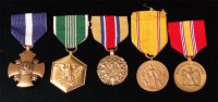 Lot 304 - A group of American medals to include Navy...