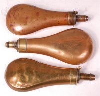 Lot 312 - A 19th century copper and brass mounted shot...