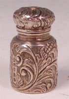 Lot 505 - A late Victorian silver scent bottle, of...