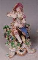 Lot 448 - An 18th century Bow figure of Autumn, modelled...