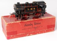 Lot 313 - Hornby 1931-2 black LMS clockwork No. 1...
