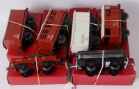 Lot 470 - 6x boxed 1949-54 NE wagons including wagons...