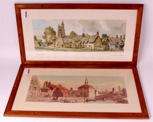 Lot 30 - 4 reproduction railway carriage prints to...