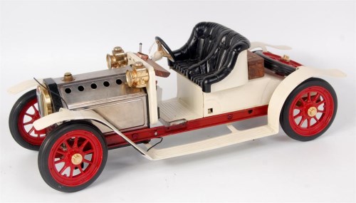 Lot 36 - Mamod, SR1 steam roadster, finished in white...