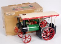 Lot 47 - Mamod TE1A steam traction engine, of usual...