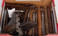 Lot 49 - 2 boxes containing various woodworking tools...