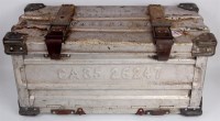 Lot 63 - A BR metal Collico collapsible trunk/storage...