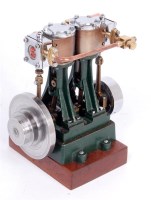 Lot 73 - Stuart Turner D10 twin cylinder marine engine...