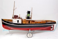 Lot 87 - Large scratch built tugboat 'Avon Queen' with...