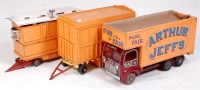 Lot 111 - 3 handmade scale models of travelling...