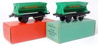 Lot 325 - 2x Hornby 1957-69 McAlpine side tipping wagons...