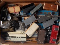 Lot 347 - A large tray of assorted wagons and coaches...