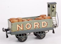 Lot 369 - Hornby 1928 Nord French type wagon with vigie -...