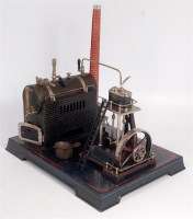 Lot 68 - Very unusual Doll et Cie steam plant,...