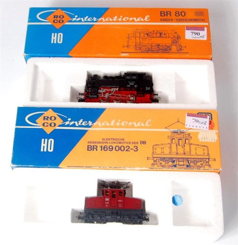 Lot 790 - Roco H0 DB black class BR 80 0-6-0 tank engine...