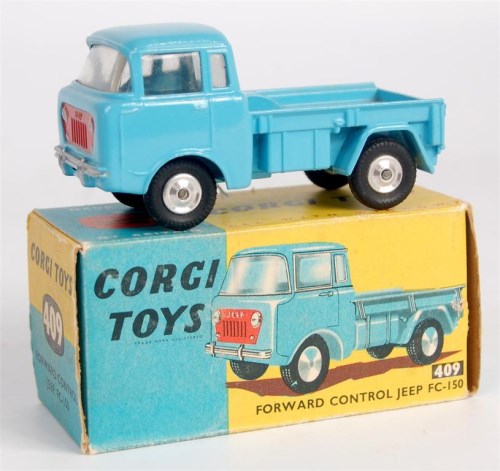 Lot 1752 - Corgi Toys, 409 forward control Jeep, light...