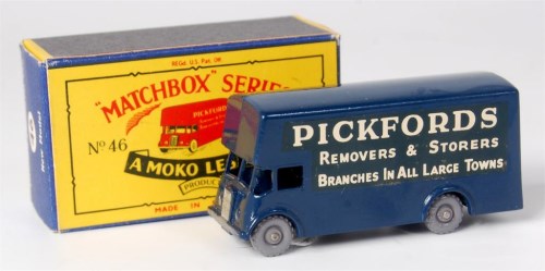 ミニカー MATCHBOX No.46 Pick Fords Removal Van Matchbox 