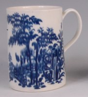 Lot 329 - An 18th century Worcester blue and white...