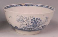 Lot 358 - A Lowestoft porcelain slop bowl, circa 1770,...